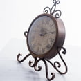 thumbnail image 4 of Reloj despertador de estilo vintage, reloj de mesa retro antiguo, decorativo, sin tictac, clásico retro (sin batería)., 4 of 5