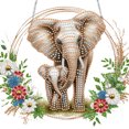 thumbnail image 3 of Kit Guirnaldas Guirnalda Diamantes Bricolaje 5d Diy Diamante Corona Animal Doble Cara Elefante para La Ventana Del Jardín, 3 of 9