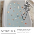 thumbnail image 2 of 6 Sheets of Shell Pattern Bathtub Stickers Self-Adhesive Floor Decals Bathroom Decor, 2 of 7