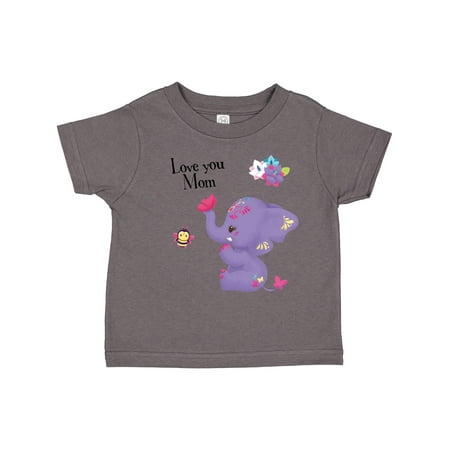 

Inktastic Yara Happy Mothers Day Purple Elephant and Bee Gorgeous Gift Toddler Toddler Girl T-Shirt