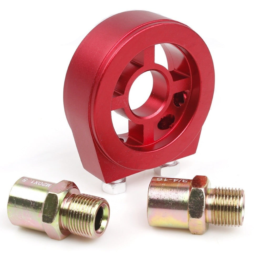 Versatile Oil Filter Sandwich Plate Adapter With Oil Pressure Temperature Sensor