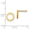 thumbnail image 2 of 14k Open Circle Earrings - .6 Grams - Measures 9x9mm Wide, 2 of 2