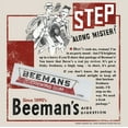 thumbnail image 2 of Beemans Chewing Gum | Step Along Mister! Vintage Ad Tee, 2 of 3