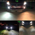 thumbnail image 4 of Alla Lighting 3800lm Xtreme Super Bright H8 H16 H11 LED Bulbs, 6K Xenon White Fog Lights/DRL High Illumination ETI 56-SMD 12V Upgrade, 4 of 10