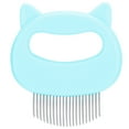 thumbnail image 2 of Hair SheddingComb FurPet Grooming Tool Shell Shape Comb, Cat Grooming Tool, Remove Floating Hair Plastic for Cats Dogs Pink,Green,Blue, 2 of 7
