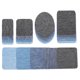 thumbnail image 1 of Nestingho 1Jgo Jeans Parches Adhesivos De Mezclilla Azul Para Reparar Y Decorar Ropa Con Único, 1 of 6