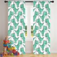 thumbnail image 5 of Blackout Kids Curtains,LightGreen Cartoon Dinosaurs Pattern Childrens Insulated Curtains Set Of 2,Bedroom Essentials,Toddler Room Decor 42"x84", 5 of 5