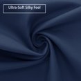 thumbnail image 5 of (2 pack) Nestl Pillow Sham Set of 2, Premium 1800 Series Double Brushed Bed Pillow Cases, Navy, King 20" X 36", 5 of 6