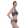 thumbnail image 6 of High Waisted Bikini Sets For Women, Light Bulb Colorful Swimsuits Tummy Control, Two Pieces Bathing Suit, 6 of 8