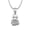 Silver, variant on Women's Men's Stainless Steel Punk Boxing Fist Pendant Chain Necklace Gothic Gifts Silver