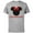 Athletic Heather, variant on Minnie Mouse Red Bow Icon Schwester Family German- Short Sleeve Cotton T-Shirt for Adults - Customized-Athletic Heather