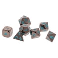 thumbnail image 4 of Dados De Múltiples Polihédricos De 7 Piezas Mueren Por Juegos De De Mazmorras Y Drags Azul Hugo Dado, 4 of 10