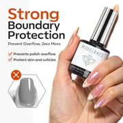modelones Liquid Latex for Nails, 15 ml Peel Off Nail Polish Barrier with Stick, Fast Dry Cuticle Guard, Protector for Fingers