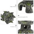 thumbnail image 3 of Cueva de cría de acuario, refugio para camarones, pabellón, decoración de acuario, ornamento de paisaje, escondites de cría, agujeros para peces, 3 of 5