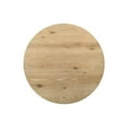 thumbnail image 4 of Pemberly Row Oak Finish Wood 47" Round Dining Table with Black Metal Base, 4 of 5