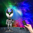thumbnail image 1 of Alien Galaxy Star Projector, LED Starry Sky Projector with Remote Control Voice Dialogue, 360° Rotation, Bedroom Projector, Sleep Light for Kids., 1 of 4