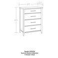 thumbnail image 3 of Pemberly Row Engineered Wood 4-Drawer Bedroom Chest in Glacier Oak, 3 of 11