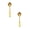 Gold#2PCS, variant on Shiogb Shell Shaped Stainless Sugar Spoon (2pcs), Small Spoons for Dessert Tiny Jelly Spoon, Tea Spoons Stirring Spoons for Jam Dishwasher Safe, Black