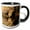 Black/White, variant on 3drose, Pine County. Captive Red Fox Drinking., 11oz Mug