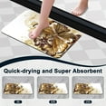 thumbnail image 4 of 1pc Brown Butterfly with Flowers Bathroom Rug Bathroom Decor and Accessories- Durable,Anti Slip,And Quick Drying,Suitable For Indoor/outdoor Use - Perfect For Bathrooms,Bedrooms,Kitchens, 4 of 9