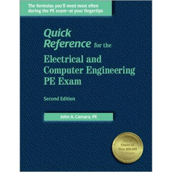 Pre-Owned Quick Reference for the Electrical and Computer Engineering PE Exam (Paperback) 1888577797 9781888577792