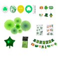 thumbnail image 3 of QTOCIO St Patricks Day Decorations, St. Patrick's Balloons Party Decoration Flag Paper Fan Insert Card Combination Latexes Aluminum Film Balloons Set, 3 of 8