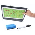 thumbnail image 3 of Portapapeles de atrenador de fútbol, ​​Tablero de Abrenamiento retro retro plegable de doble Cara competencia, 3 of 8