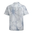 thumbnail image 3 of High Quality Hawaiian Shirts for Men Short Sleeve Aloha Beach Shirt Floral Summer Casual Button Down Shirts Blouses 7B448O, 3 of 7