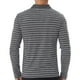 thumbnail image 4 of Suéter de golf de gama alta a rayas de manga larga con solapa de estilo nuevo de otoño/invierno Pompotops oipoqjl27445, 4 of 7