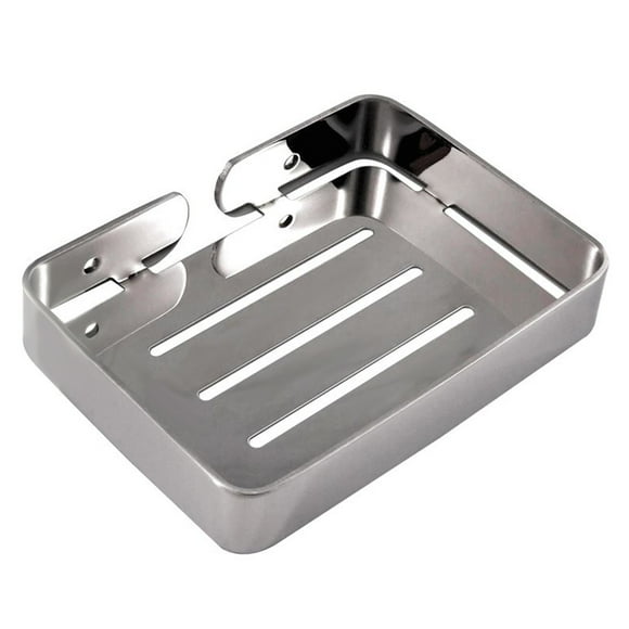 Zootealy Stainless Steel Soap Dish Drain Soap Holder for Shower Soap Rack for Bathroom Kitchen Bath Tub