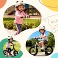 thumbnail image 3 of Korimefa Toddler Bike Helmet for Kids Age for Ages 1-2-3-4-6-8 Years, Baby Bike Helmet for Boys Girls for Cycling Scooter Skateboard - Adjustable Multi-Sport Bicycle, Bear Design, 3 of 14