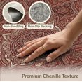 thumbnail image 6 of ODIKA 8'x10' Washable Area Rug Non-Shedding, Easy Care, Muted Terracotta Ivory Boho Oriental Decorative Throw Design for King Size Bedroom Under Bed, Master Suite, 6 of 7
