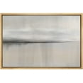 thumbnail image 3 of PixonSign Framed Canvas Print Wall Art Pastel Watercolor Dark Gray Landscape Abstract Shapes Illustrations Modern Art Decorative Minimal Relax/Calm for Living Room, Bedroom, Office - 16"x24" Natural, 3 of 5