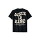 thumbnail image 1 of Camiseta de algodón de manga corta con texto "Jesús es Rey", versículo bíblico Juan 14:6, "Dios Cristiano", religiosa, 1 of 6