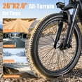 thumbnail image 3 of Soonaway F28 Electric Bike for Adults, 26" E-Mountain Bicycle, 750W, 20 mph, 48V10.4A Removable Battery, 55 mile, Class 2 UL2849, 3 of 10