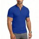 thumbnail image 4 of Usted Es Más Que una Prueba de Puntuación Estilo de Camisa Casual de Color Sólido Botón de Manga Corta Cuello Redondo Blusa, Hombre Casual de Manga Corta Botón Abajo Camisas Suéter, 4 of 6