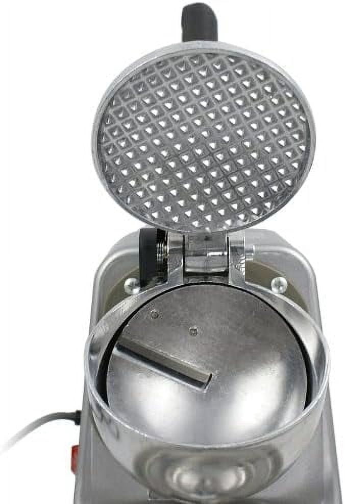 Electric Ice Shaver Machine Snow Cone Maker 300W 2000r/min Ice Crushers w/Stainless Steel Blade for Home and Commercial Use, Set of 1