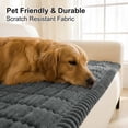 thumbnail image 3 of decorUhome Couch Covers for 4 Cushion Couch Sofa, Non Slip Fuzzy Couch Covers for Pets, Washable Slipcover for Dogs(Dark Grey, 27.6" x 88"), 3 of 10