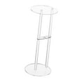 thumbnail image 4 of Mesa auxiliar de acrílico transparente, mesa de centro, mesa moderna y sencilla de 10 pulgadas, mesa para bebidas Estilo C, 4 of 9
