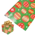 1PCs ( 75cmX51cm, 4.11 Square Feet)Singlesided Christmas Wrapping