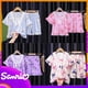thumbnail image 2 of Conjunto de pijama de manga corta con lazo para niños, ropa de casa de dibujos animados, My Melody, Cinnamoroll, serie Sanrios, verano, dos piezas, regalos, 2 of 4