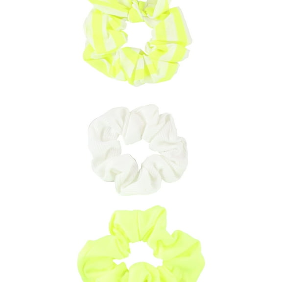 American Eagle Womens 3-Pack Hair Scrunchie, Yellow