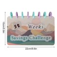 thumbnail image 3 of USSUMA 52 Weeks Savings Challenge Money Saving Book For Cash Challenge 52 Week Money Saving Challenge Savings Envelopes For Money Challenge Todays Deals Clearance Sales, 3 of 9