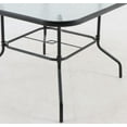 thumbnail image 5 of Mainstays Albany Lane 6-Piece Steel Outdoor Patio Dining Set with Umbrella, Black, 5 of 9