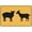Warning Sign 3, variant on Sheep & Goat Outdoor Safe Sign - 8"x12", UV Protected, Weatherproof - Farm, Ranch, Pasture, Rural Road Alert