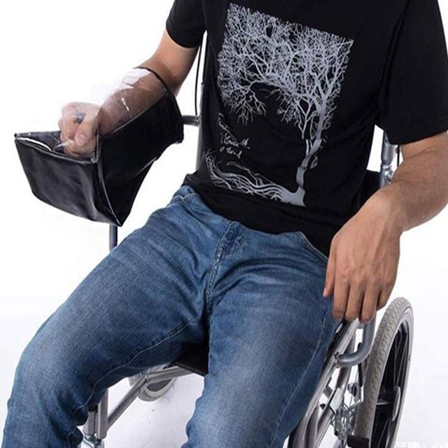 Becaristey Armrest Cushion Protective Cover For Wheelchair Transparent Waterproof And Durable High