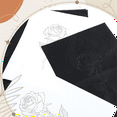 thumbnail image 2 of 20 Feuilles de Papier Transfert Graphite 17 X 24 Papier Ciré Noir pour Bricolage Menuiserie, Dessin, Traçage et Transfert, 20 * Papier Ciré Carbone, Noir, 2 of 7