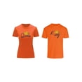 thumbnail image 2 of Playera En Duo Para Parejas De Queen y King 14 De Febrero San Valentin Color Anaranjado Talla Grande Marca Emil SaEs, 2 of 4