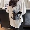thumbnail image 1 of Bolso tipo cubo con forma de conejito para mujer, elegante bolso cruzado con correa ajustable, bolso diario de PU, 1 of 7