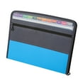 thumbnail image 4 of PAMINGONO Multiple Pocket Folder A4 File Organizer Polyester 1Pcs 13.76X10.61X1.38in, 4 of 8